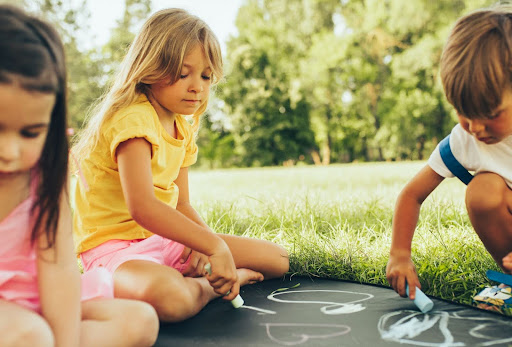 children playing